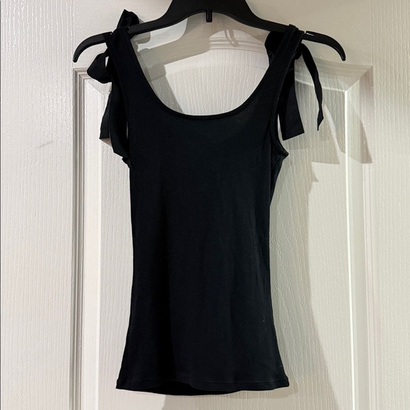 a new day Black Tank Top with Ribbon‎ Straps XS - Picture 5 of 5